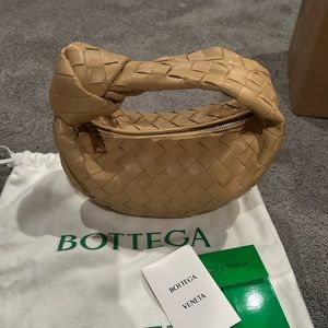 Bottega Veneta mini Jodi leather tote.